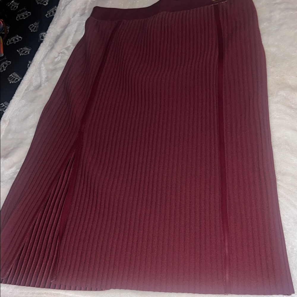 Marc New York Burgundy Pencil Skirt